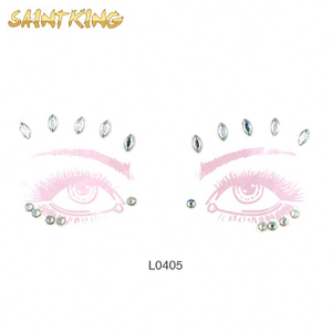 ETX004 performance diamond face jewels gem crystal bindi stickers for party