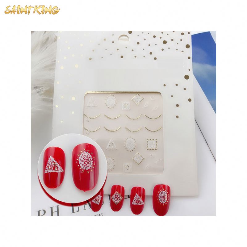 NS711 3d Nail Sticker Decals for Girls And Kids