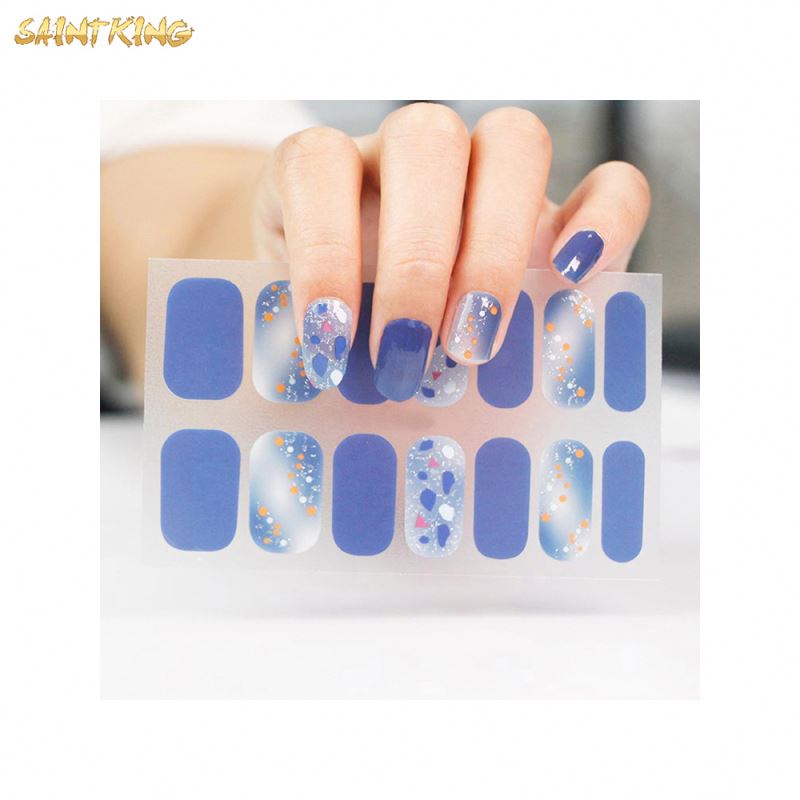 NS541 Top Quality 100% Real Nail Polish Nail Stickers for Girls