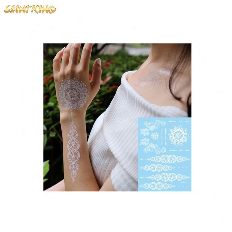 TS161 Waterproof Tattoo Women Henna Temporary Tattoo Sticker