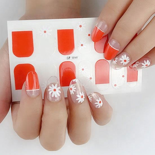 #0141 Hotdale Manicure Japanese Colorful Butterfly Adhesive Nail Art Sticker