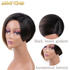 SLSH01 Short Full Lace Wig Swiss Lace Pixie Wigs for Black Women Brazilian Virgin Human Hair Pixie Wigs