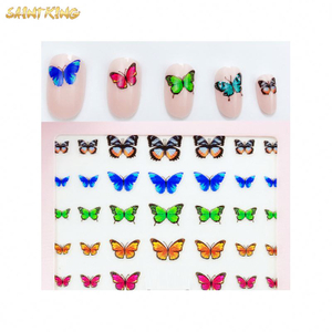 NS706 New Design Best Quality Hot Sell Butterfly Nail Decal Sticker
