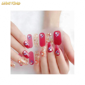 NS366 3d Nail Art Sticker Colorful Radium Design Adhesive Transfer Decals Tips Mixed Patterns Nail Art Manicure Decoration