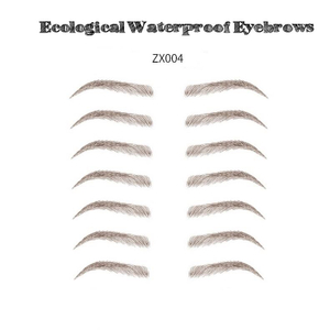 6D~ZX009 fashionable temporary waterproof tattoo paper logo 3d eyebrow tattoo sticker