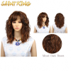 MLSH01 Synthetic Blonde Synthetic Hair Full No Lace Water Wave Wig Vendors