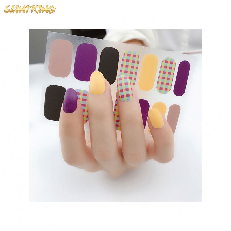 NS579 Spring Trend Fashion Nail Art Transfers Self Adhesive Decal Foil Sticker Tip Wrap Manicure