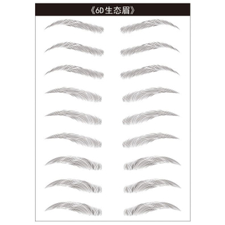 6D~ZX009 simulated 4d instant imitate tattoo eyebrow stickers
