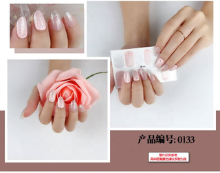 0133 red sexy lips personality nail stickers for nail decoration