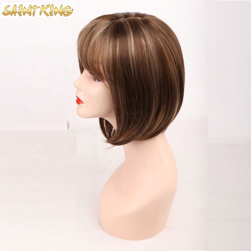 SLSH01 Cuticle Aligned Hair Vendors 6in Pixie Cut Human Hair Wigs Short Hair Wigs for Black Women