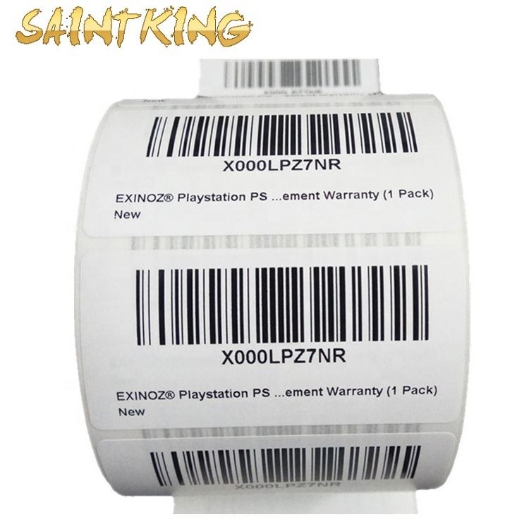 PL01 liner free linerless paper label barcode sticker supermarket shelf label rolls