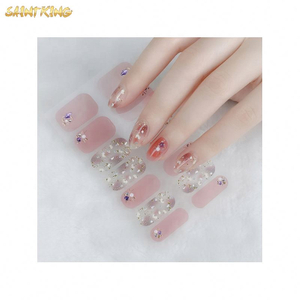 NS262 Hot Selling Beauty Sticker 3d Nail Art Sticker Decals Nail Wraps