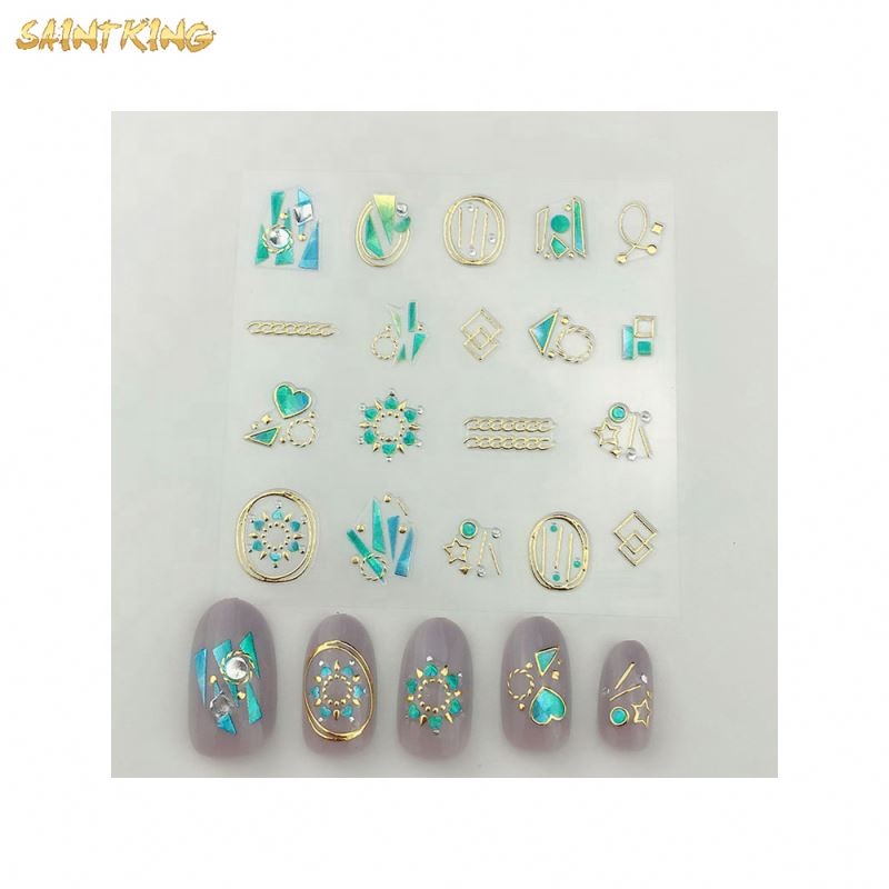 NS348 Hot Style Custom Non-toxic Factory in China Nail Decals Sticker