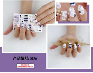 0156 custom bling beauty 3d nail gel art design accessory sticker