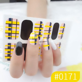 #0171 2020 10 colors/set Nail Art Sticker Decal Nail Foil Transfer Paper Sticker