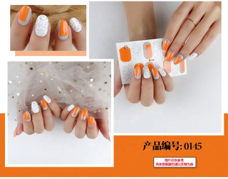 0145 wholesale latest fashion nail art decalsf 3d christmas nail design sticker set