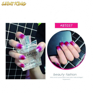 BT037 hot selling 22 pcs elegant full cover paper false nail tips for nail art salon