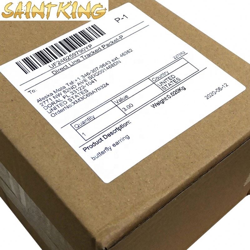 PL01 oem/odm thermal transfer labels direct thermal labels packaging label
