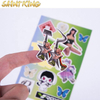 PL03 Glossy Roll Self Adhesive Printing Packaging Sticker Clear Plastic Circle Logo Steroid Bottle Private Toy Label