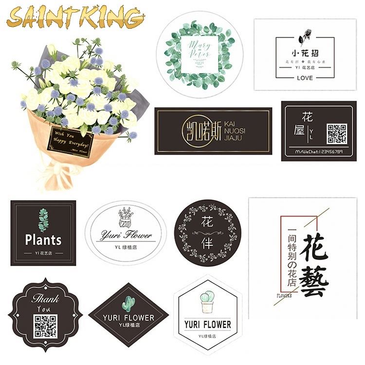 PL03 Custom Sticker Label Manufacturers Plastic Printing Labels Roll for Juice Bottle Stickers