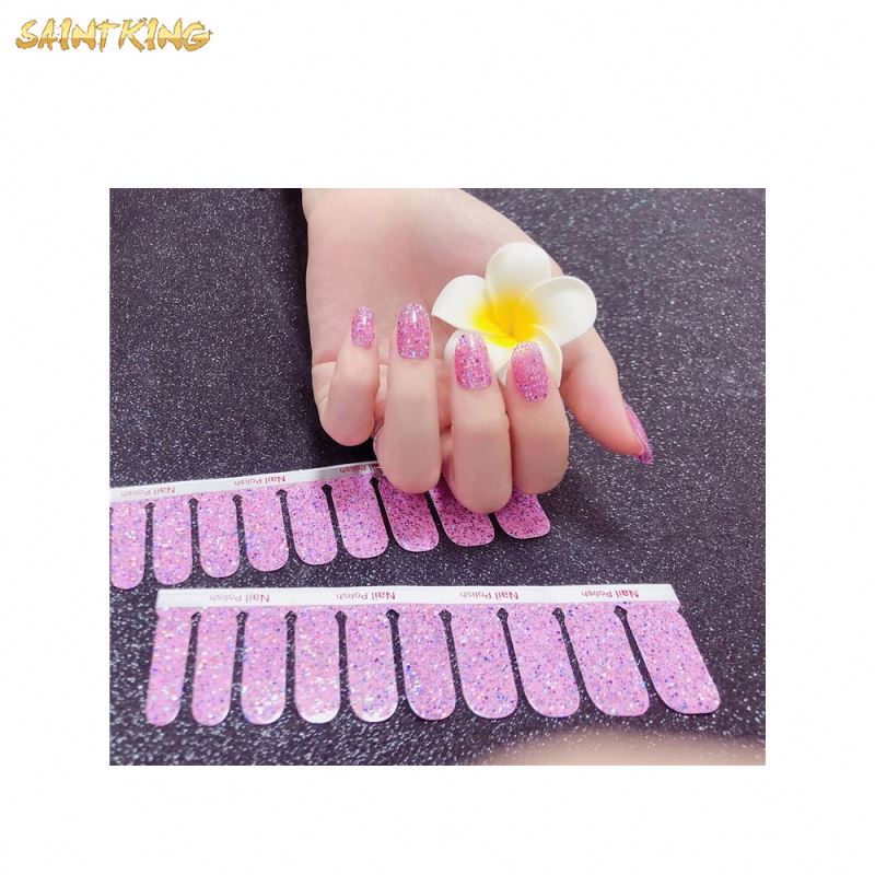 NS681 Latest Transfer Nail Foil Sticker Art Sexy Red Yellow Blood Marble Stone Nail Wraps Sticker Manicure Water Decals