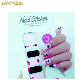 4 diy designs cute animal cartoon nail art stickers decoration for nail supplies