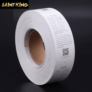 PL01 printing sticker labels 100x60mm thermal transfer label for labeling sticker machine