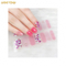NS101 2020 custom beauty sticker mix flower design solid color glitter design eco-friendly nail art wraps