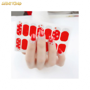 NS516 New Usa Welcomed Christmas &spring Season Nails Tips Stickers Nail Art Wraps Decorations Manicure Styling Tools
