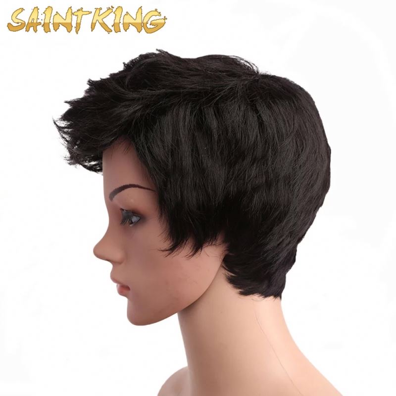 Short Hair Colorful Synthetic Cospaly Wig High Temperature Fiber Wig Halloween Party Wig for Women