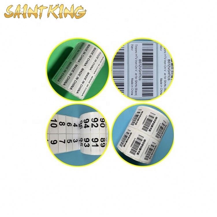 PL03 Waterproof Paper Qr Code Round Wine Label Sticker