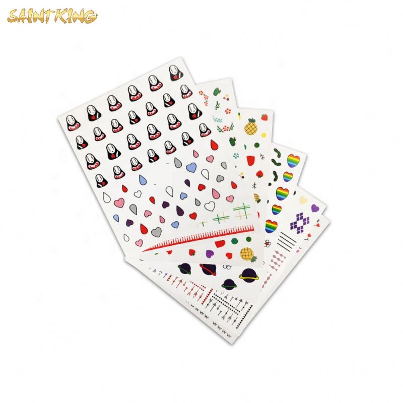 NS51 beauty sticker factory custom nail art colorful nail sticker nail decoration decals