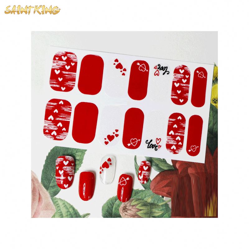 NS552 14 Strips Full Color New Design Nail Patch for Nail Art