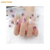 NS342 New Nail Wraps Full Cover Flowers Mixed Size And Patterns Self-adhesive 3d Nail Stickers Decals