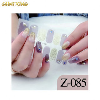 Z-085 popular nail art 100pcs mixed shape red flack crystal nail designs for nail salon beauty