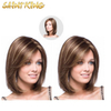 MLCH01 Good Customer Service Great Quality Fast Shipping Cheap Pink Short 14'' Synthetic Hair Lace Front Wigs