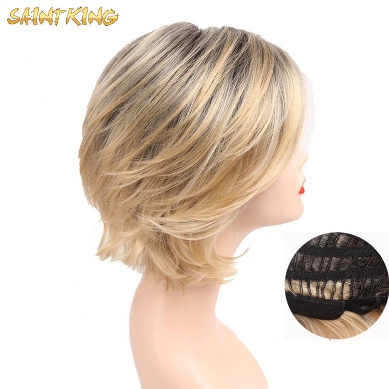 MLCH01 16" Twisted Ombre Braided Lace Wig with Baby Hair