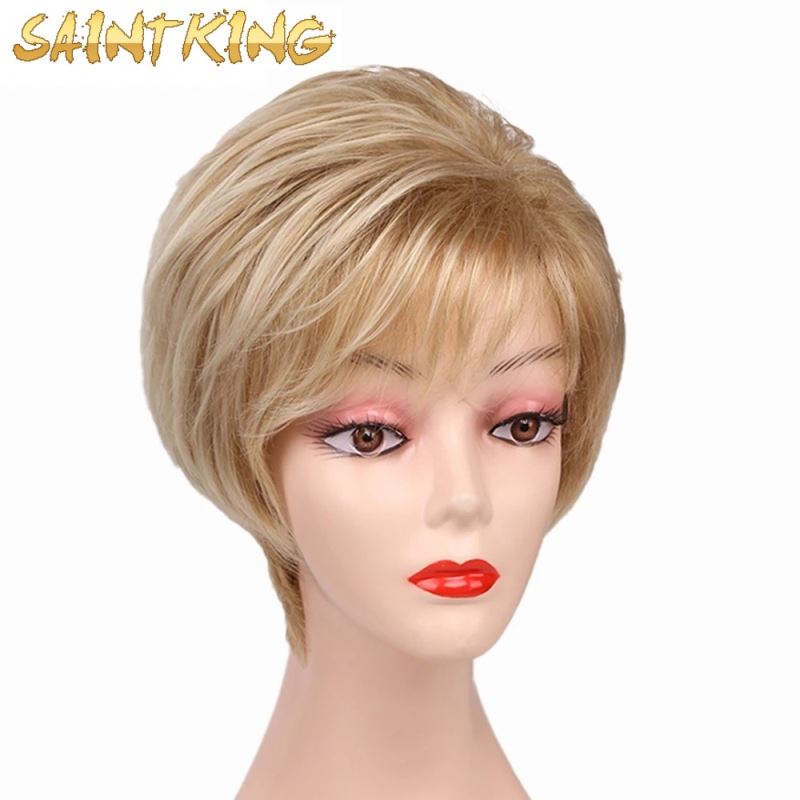 Straight Wave Bob Lace Frontal Wig Synthetic Wholesale Cheap Vendor Natural Hair for Black Women Lace Front Wig