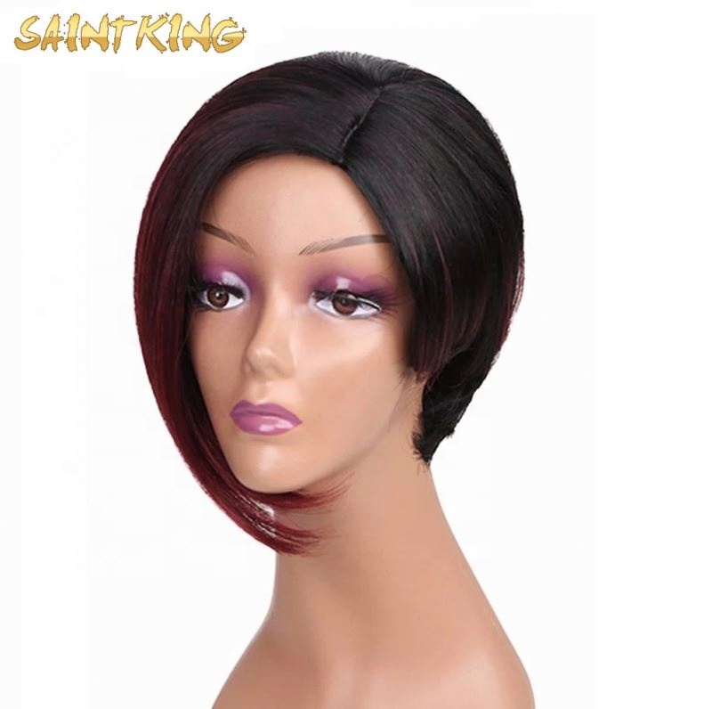 SLSH01 Wholesale Cheap Bob Short Brazilian Hair Lace Front Wi Raw Virgin Human Hair Bob Wigs for Black Women