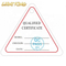 PL03 Self adhesive waterpoof glossy matte transparent clear round printing logo label stickers