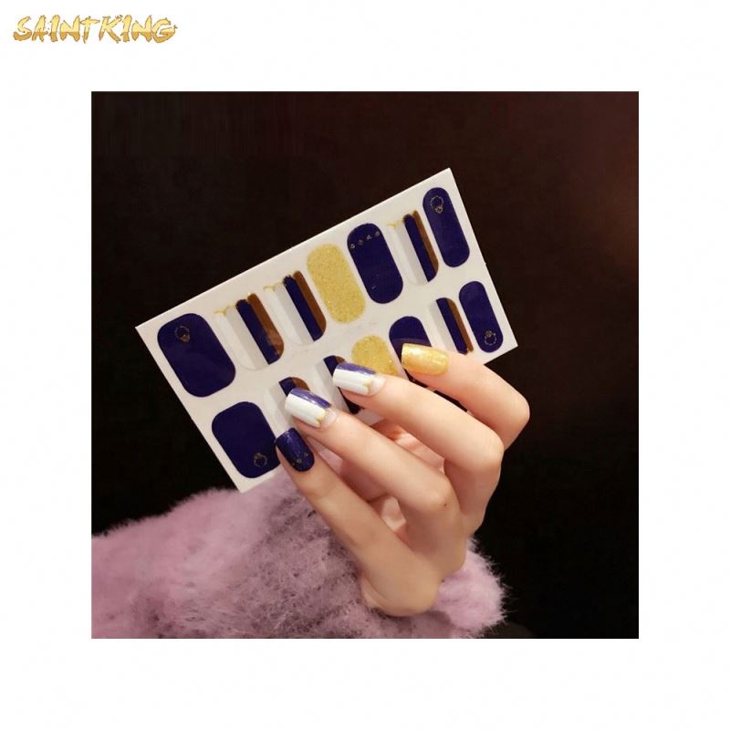 NS65 factory sale nail polish sticker/wraps/strips for nail beauty sticker