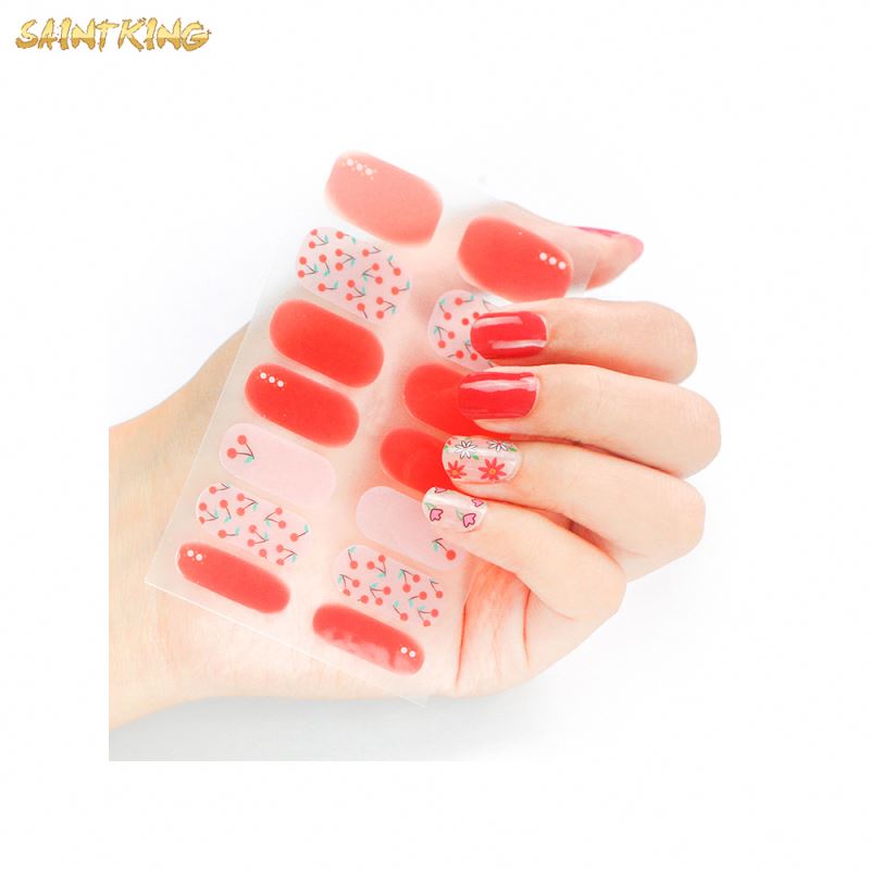 NS541 Top Quality 100% Real Nail Polish Nail Stickers for Girls
