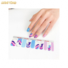 NS671 3d Holographic Butterfly Nail Stickers Latest Design Stone Touch Feeling