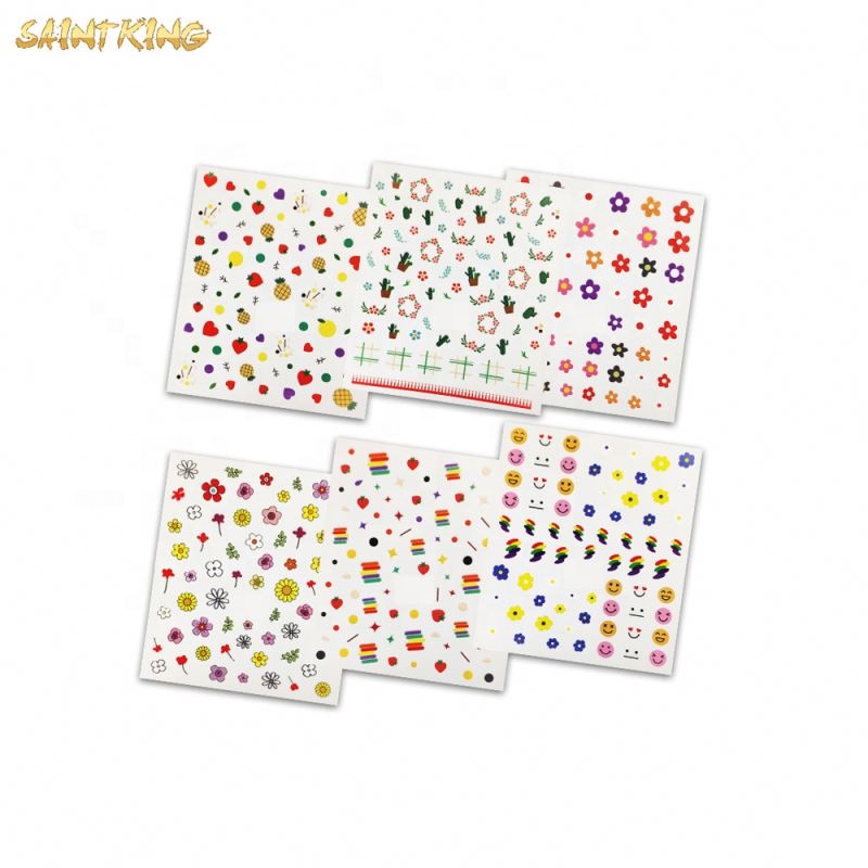 NS51 Beauty Sticker Factory Custom Nail Art Colorful Nail Sticker Nail Decoration Decals