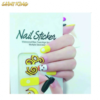 10 hot selling colorful butterfly adhesive nail art sticker