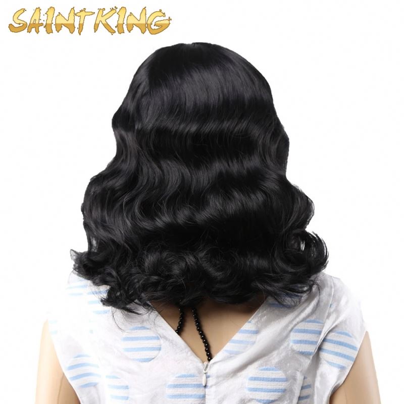 MLSH01 Noble Synthetic Hair Wigs Curly Wigs Colored Synthetic Wigs Lace Front