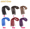 BH01 Factory Direct New Ombre Color Dark To Light Brown Straight Human Hair Crochet Dreadlocks Extensions