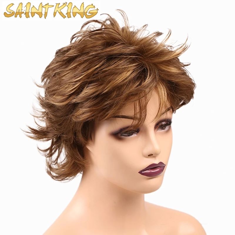 China Fashion Wig Vendor Ventilated Curly Synthetic Wig Caps for Afro Women