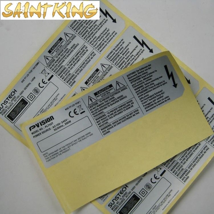 PL01 Hand Sanitizer Label Sticker Customized Printing