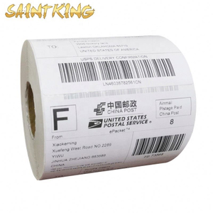 PL01 self adhesive 2 3 4 5 6 7 8 9 10 inch label rolls direct thermal sticker paper waterproof shipping logistics address labels